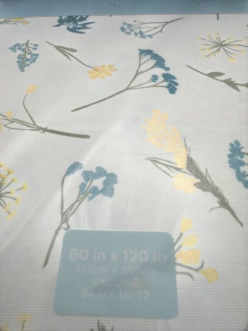 Lenox Wildflower All Over Rectangular Tablecloth 60